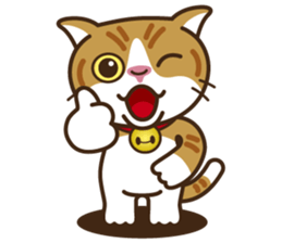 MOMO The Tomboy Cat sticker #5886863