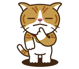 MOMO The Tomboy Cat sticker #5886868