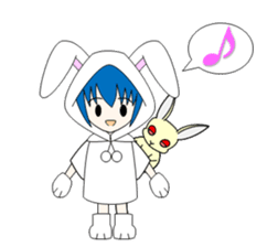 Rabito_kun stickers sticker #5887312