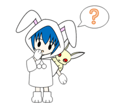 Rabito_kun stickers sticker #5887320