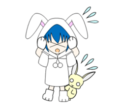 Rabito_kun stickers sticker #5887330