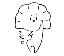 The stamp of Gyo-za and Watanpo sticker #5887436