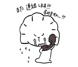 The stamp of Gyo-za and Watanpo sticker #5887449