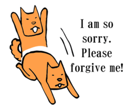 Refusing in Animal's State(English) sticker #5887485