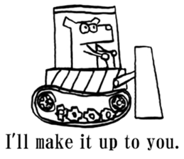 Refusing in Animal's State(English) sticker #5887486