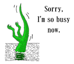 Refusing in Animal's State(English) sticker #5887496