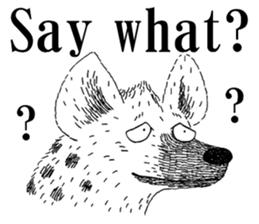 Response in Animal's State(English) sticker #5888179