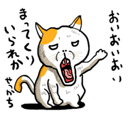 well speak cat tosa ben sticker #5888207