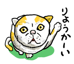 well speak cat tosa ben sticker #5888210