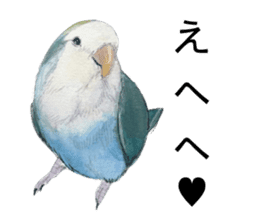 Pisuke of the lovebird sticker #5888669