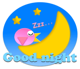 Little birds colorful stickers sticker #5888795
