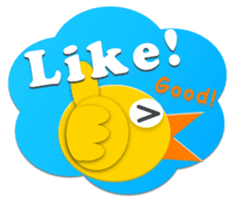 Little birds colorful stickers sticker #5888814