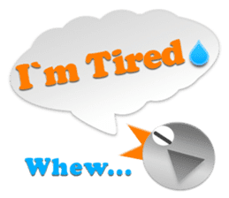 Little birds colorful stickers sticker #5888817