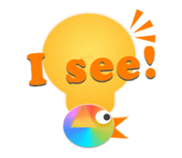 Little birds colorful stickers sticker #5888822