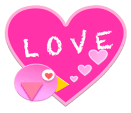 Little birds colorful stickers sticker #5888824