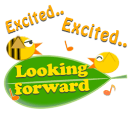 Little birds colorful stickers sticker #5888831