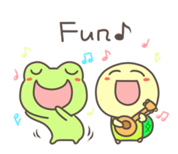 Good friend of turtle and frog sticker #5889315