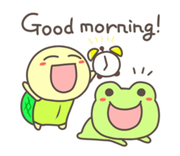 Good friend of turtle and frog sticker #5889318