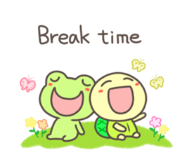 Good friend of turtle and frog sticker #5889322