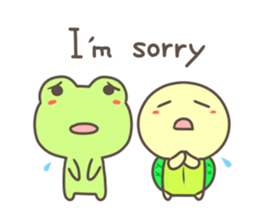 Good friend of turtle and frog sticker #5889330