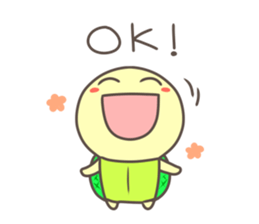 Good friend of turtle and frog sticker #5889339