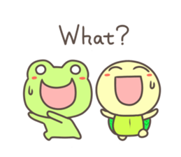 Good friend of turtle and frog sticker #5889345