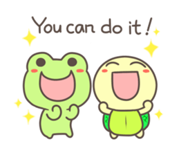 Good friend of turtle and frog sticker #5889348