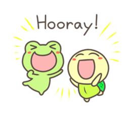 Good friend of turtle and frog sticker #5889350