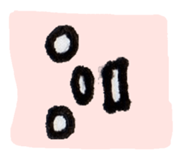 Melancholy rabbit sticker sticker #5889428