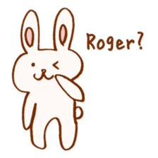 White,Yellow,and Pink Rabbits sticker #5889513