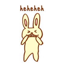 White,Yellow,and Pink Rabbits sticker #5889523