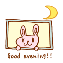 White,Yellow,and Pink Rabbits sticker #5889546