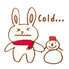 White,Yellow,and Pink Rabbits sticker #5889548