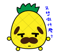 Pineapple grandfather sticker #5889562