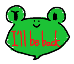 dialogue Frog sticker #5889644