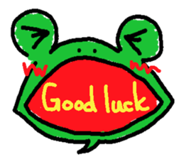 dialogue Frog sticker #5889651