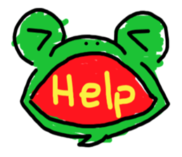 dialogue Frog sticker #5889653