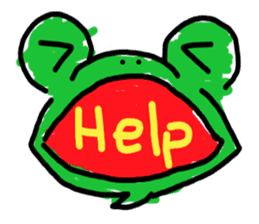 dialogue Frog sticker #5889653