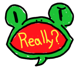 dialogue Frog sticker #5889654