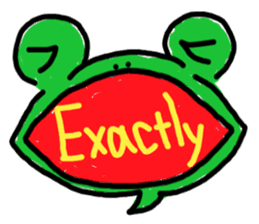 dialogue Frog sticker #5889655