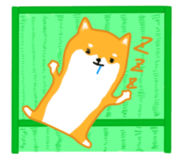 Sticker of a Shiba dog sticker #5889701