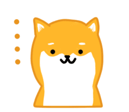 Sticker of a Shiba dog sticker #5889709