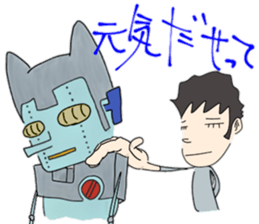 ZENTAI,rabbit&robot. 7th. sticker #5889868