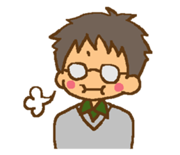 Warmly, couple sticker sticker #5890039