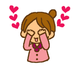 Warmly, couple sticker sticker #5890058