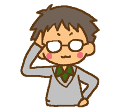 Warmly, couple sticker sticker #5890074