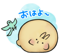 Thick rabbit "MUGI" sticker #5890232