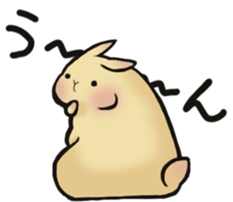 Thick rabbit "MUGI" sticker #5890242