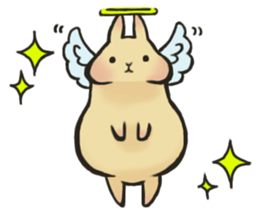 Thick rabbit "MUGI" sticker #5890252
