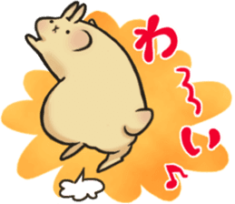 Thick rabbit "MUGI" sticker #5890258